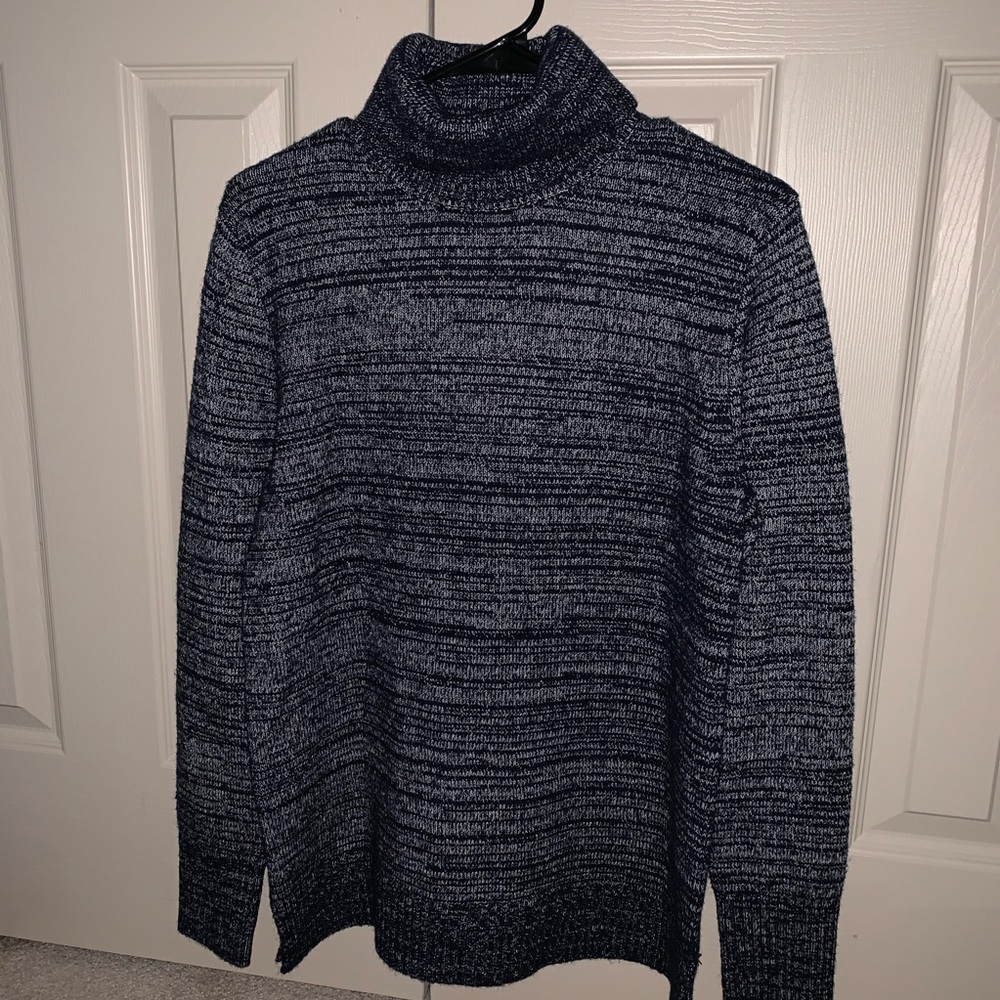 knit turtleneck sweater